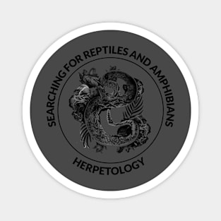 Herpetology snake shirt Magnet